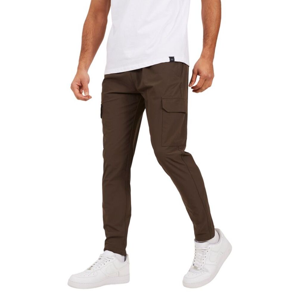 Brave Soul Mens Ripstop Cargo Pants / Khaki